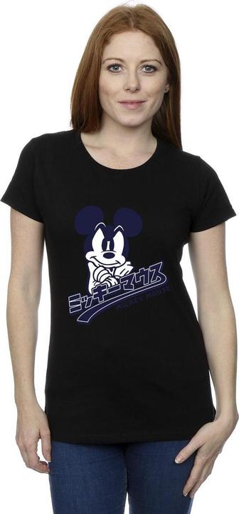 Actual product image Disney Womens/Ladies Mickey Mouse Japanese Cotton T-Shirt (XXL)
