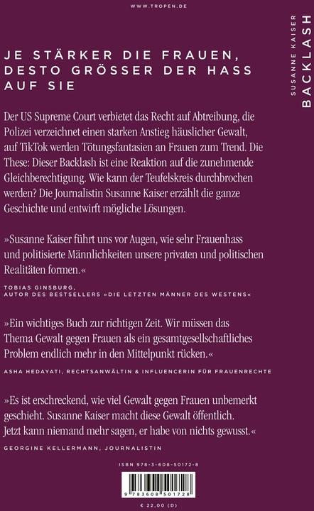 Produktbild Backlash - Die neue Gewalt gegen Frauen (DE)