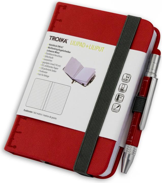 Produktbild Troika LILIPAD+LILIPUT Notizbuch+Kugels. (A7, Gepunktet, Harter Einband)