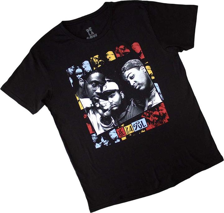 Actual product image De La Soul Unisex Adult Collage T-Shirt (XL)