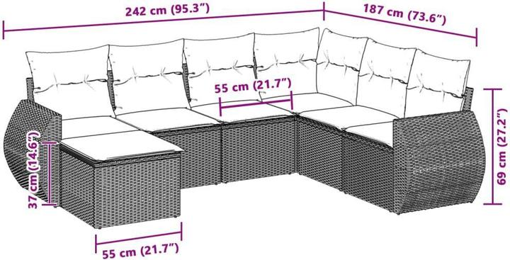 Produktbild vidaXL Lyanna