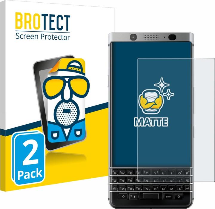Produktbild BROTECT Entspiegelungs-Schutzfolie Displayschutz Matt (2 Stück, Blackberry KEYone)