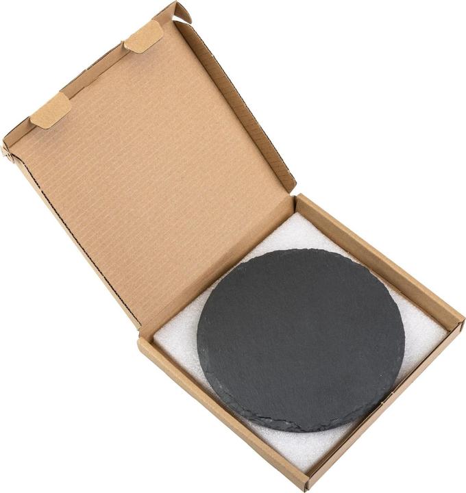 Actual product image Cocon Kerzenuntersetzer Ø 15 cm, Schiefer, Schwarz, Detailfarbe