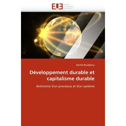 Développement durable et capitalisme durable, Fachbücher