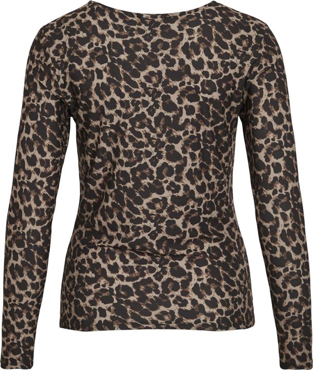 Produktbild Vila Leoprint Oberteil mit langen Ärmeln (XL)