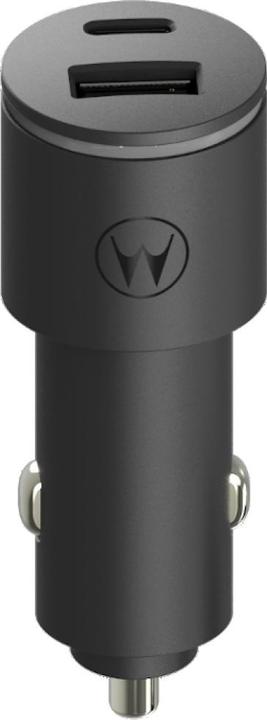 Actual product image Motorola TurboPower 45W car charger USB-A/USB-C