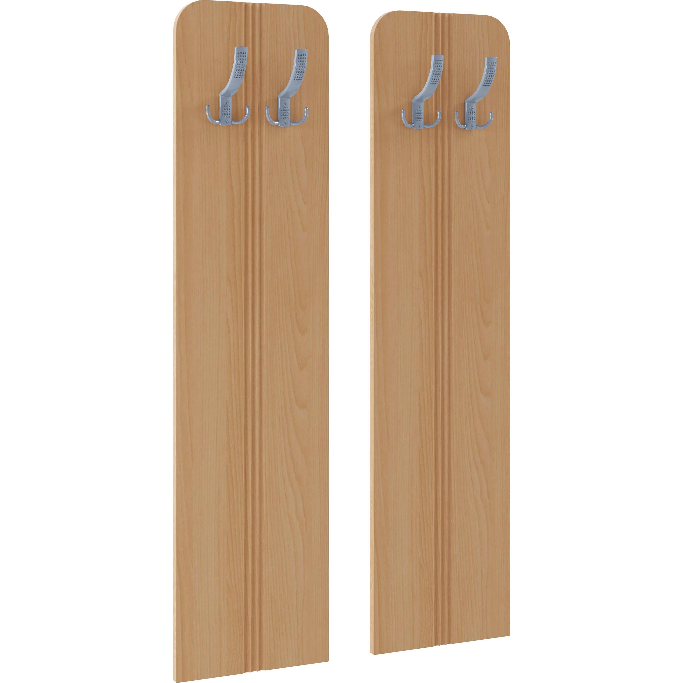 VCM, Garderobe + Kleiderhaken, Holz Set Dielenmöbel Gardeobe Kleiderhaken Garderobenpaneel Balia