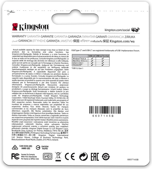 Produktbild Kingston DataTraveler microDuo 3C (128 GB, USB-C, USB 3.2)