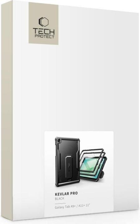 Actual product image Tech-Protect Other goods Kevlar Pro Case for Samsung Galaxy Tab A9+ / A11+ - Black (Samsung Galaxy Tab A11+, Samsung Galaxy Tab A9+)