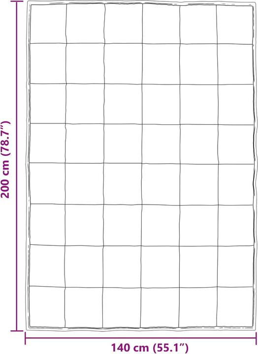 Produktbild vidaXL Sommerdecke (200 x 140 cm)