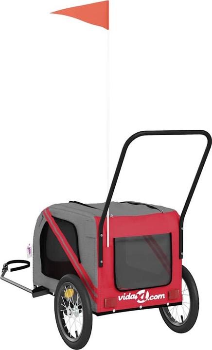 Actual product image vidaXL Bicycle trailer dog