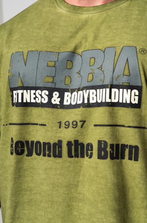 Immagine prodotto Nebbia T-shirt oversize slavata Heritage 355 - verde (L)