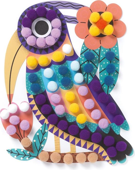 Produktbild Djeco Silhouetten Pompons