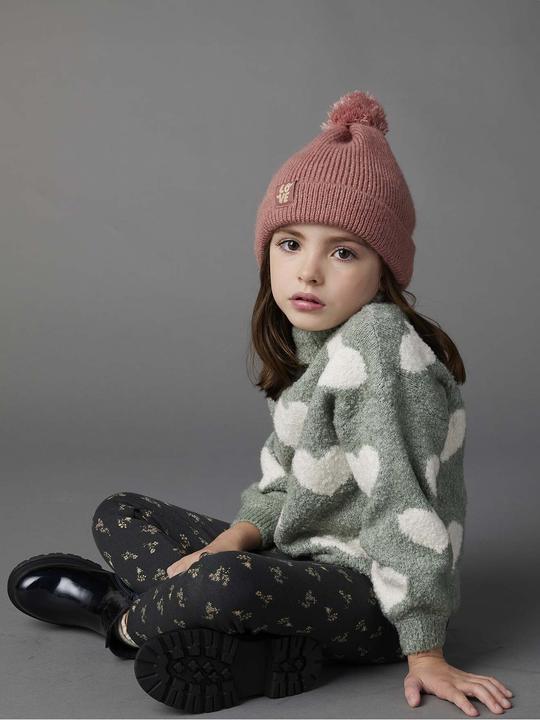 Produktbild Vertbaudet Flauschiger Mädchen Rollkragenpullover mit Muster (86)
