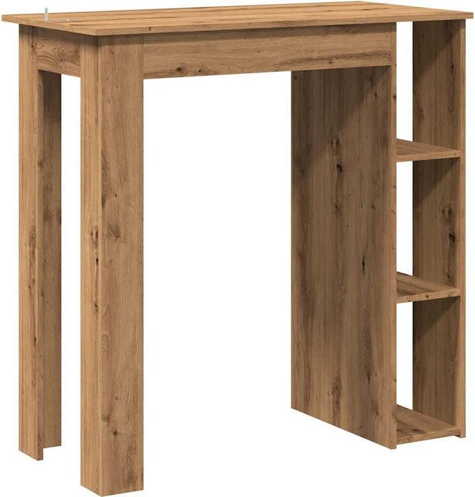 Produktbild vidaXL Bartisch mit Regal Artisan-Eiche 102x50x103,5 cm Holzwerkstoff