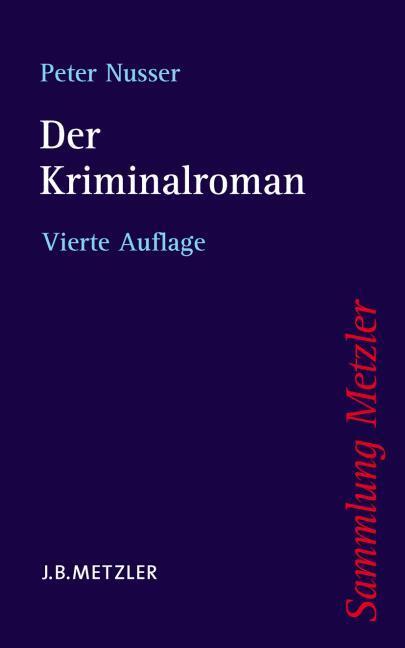 Produktbild Der Kriminalroman (Deutsch, 2009)