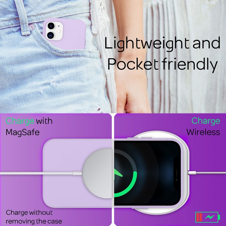 Actual product image Nalia Liquid silicone mobile phone case (Apple iPhone 12)