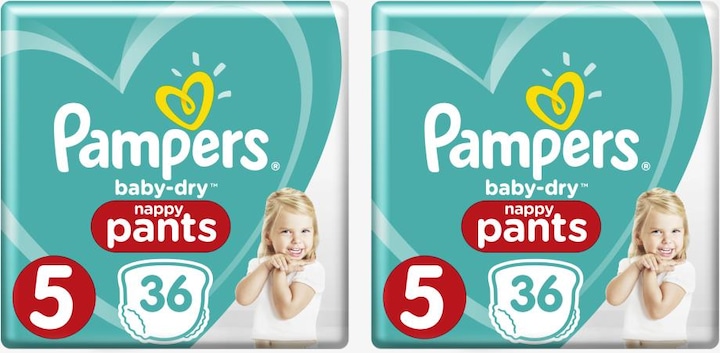 Actual product image Pampers Baby Dry Pants - Action bundle 2for1