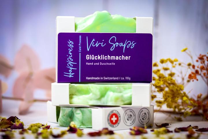 Immagine prodotto Vivi Soaps Glücklichmacher Seife mit Ginger Ale Duft (Sapone duro)
