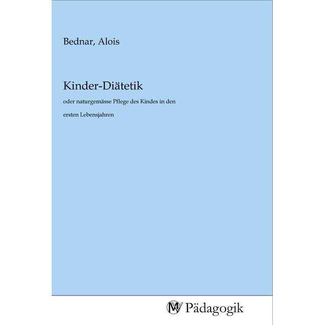 Kinder-Diätetik, Fachbücher