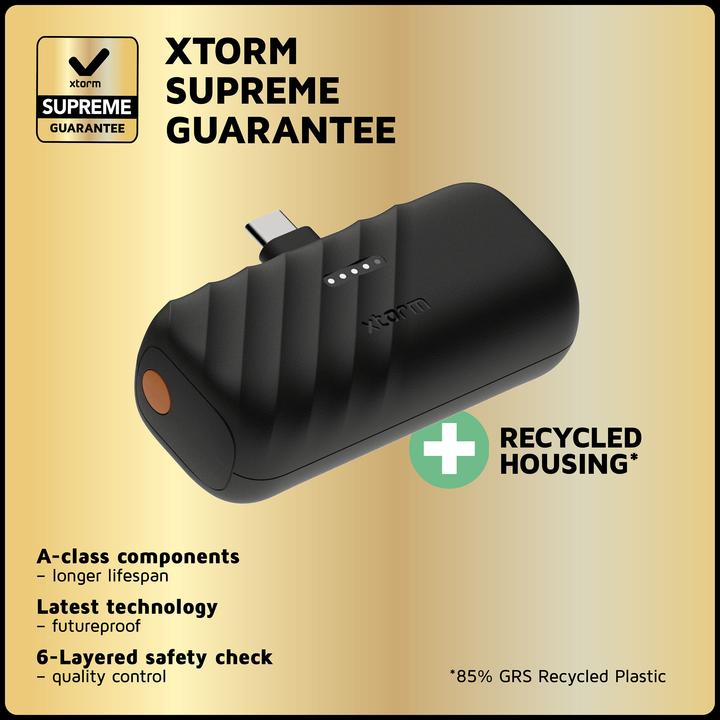 Image du produit Xtorm 20 Watt Ausgangsleistung Compact Power Shot Go2 Black (5000 mAh, 20 W, 18 Wh)