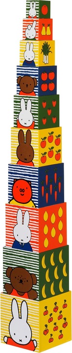 Actual product image Bambolino Toys Miffy stacking blocks