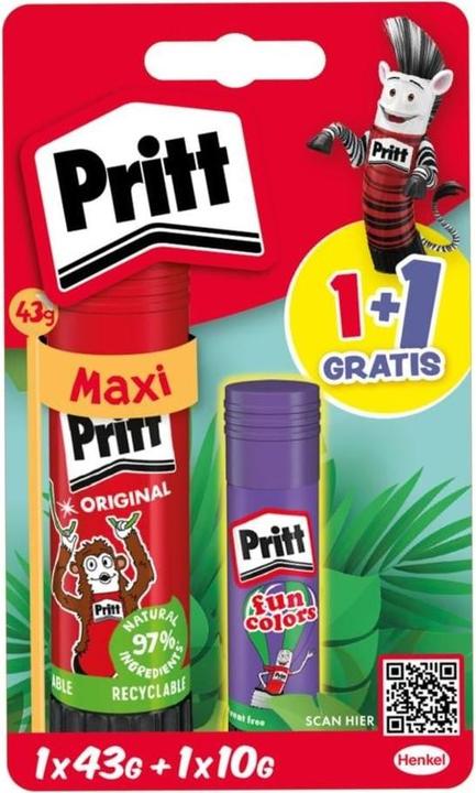 Image du produit Pritt PBS4B Stick 1x 43g + 1x 10g Farbe