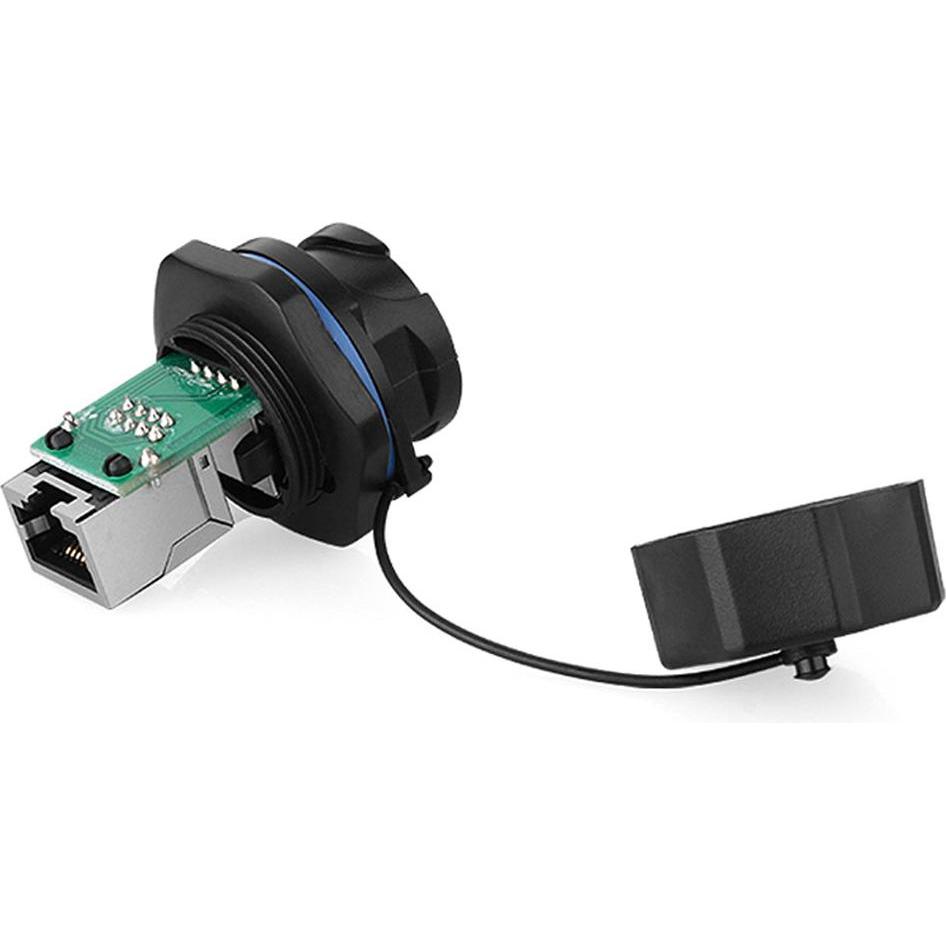 Thumbnail - Good Connections Industrie-Steckverbinder S6, Elektronikkabel + Stecker, Schwarz