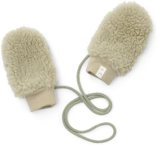 Actual product image Little Dutch Teddy gloves soft Green - Size 2 : 3-9 M (2)