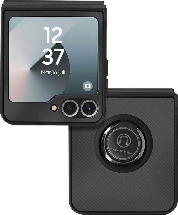 Actual product image Avizar Ring case for Galaxy Z Flip 6 Integrated support (Samsung Galaxy Z Flip6)