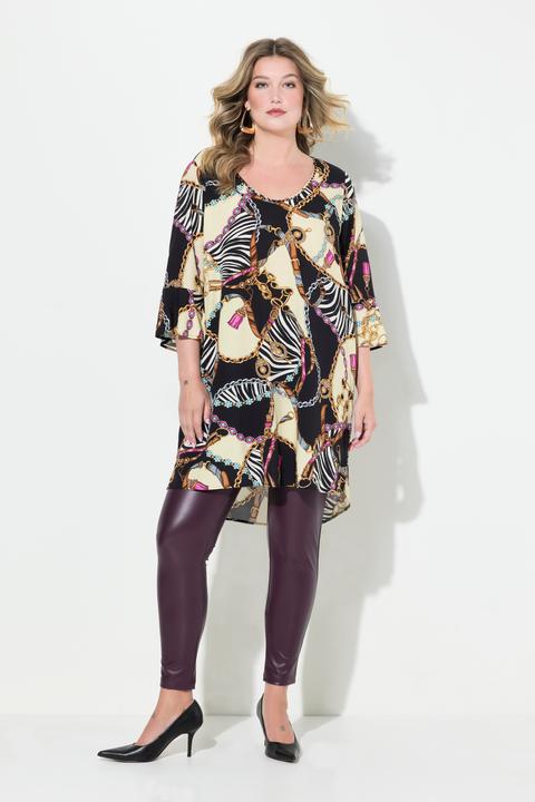 Actual product image Miamoda A-line tunic with leopard print (42)