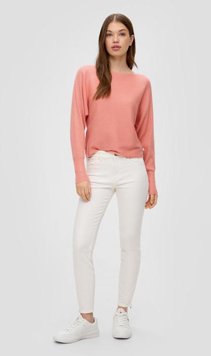 Produktbild s.Oliver Strickpullover Rippstrickpulli mit Fledermausarm (XXL)