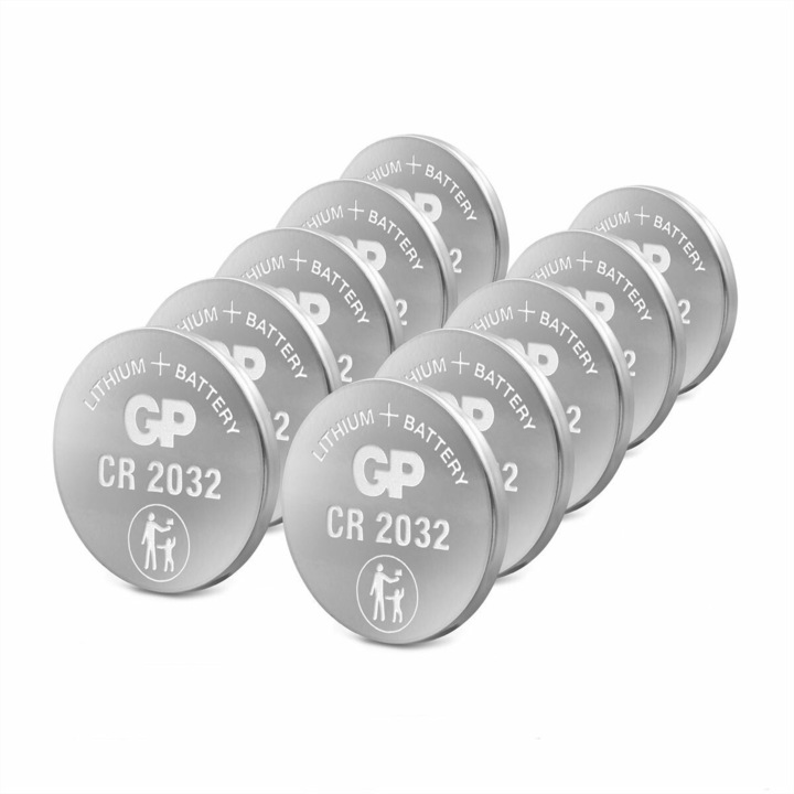 Produktbild GP Batteries Knopfzelle Lithium (10 Stk., CR2032, 220 mAh)