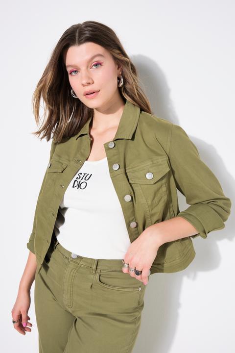 Image du produit Studio Untold Veste en jean 4 poches, tissu sergé, coupe Regular (58)