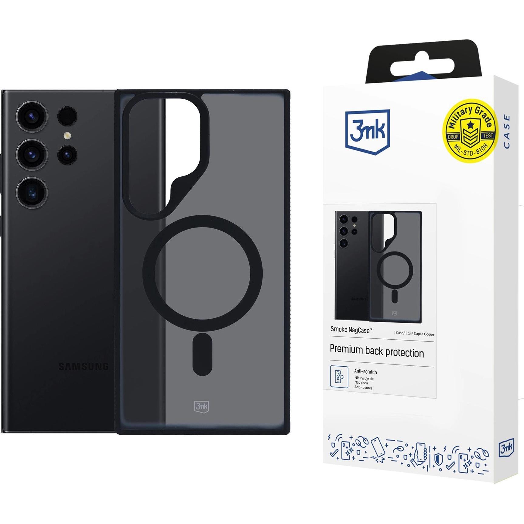 Thumbnail - 3MK Smoke MagCase Sam S23 Ultra S918 (Samsung Galaxy S23 Ultra), Smartphone Hülle, Grau