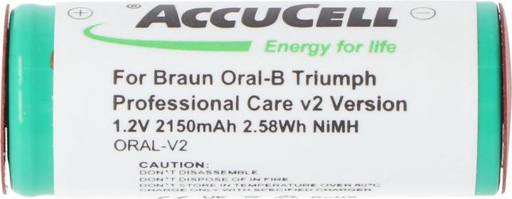 Image du produit Braun Batterie Oral-B Triumph Professional Care v2 Version, Cosses à souder au centre 2mm de large (1 pcs, 2150 mAh)