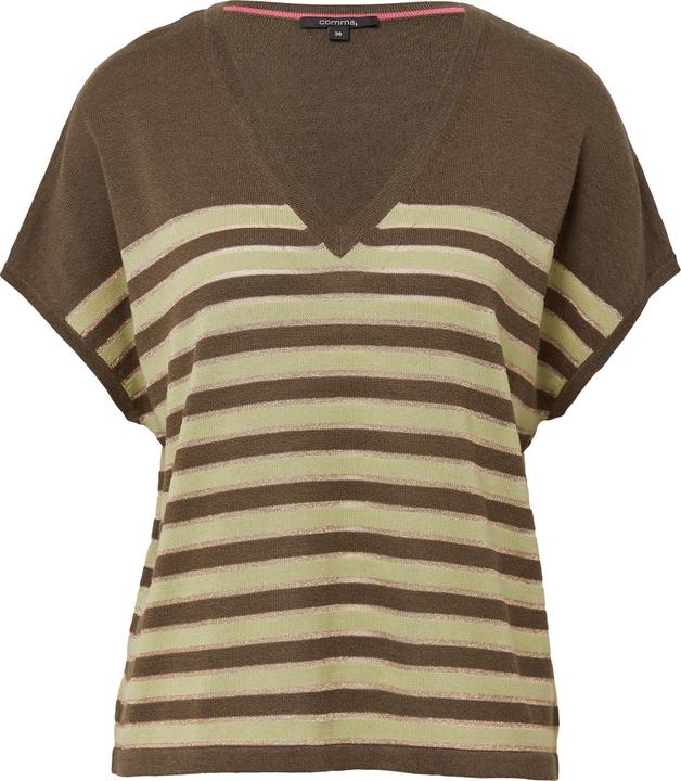 Immagine prodotto Comma Strickpullover Gestreifter Strickpullover mit Glitzergarn (42)