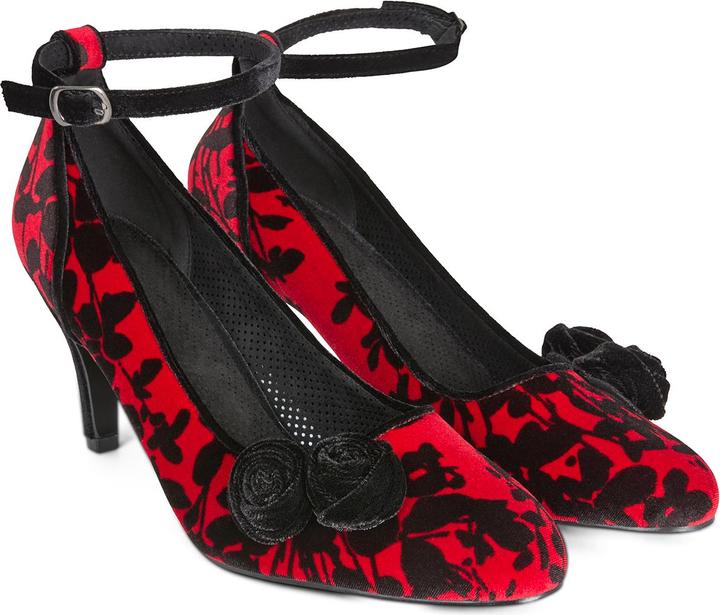 Immagine prodotto Joe Browns Floral Print Velvet Shoes (39)