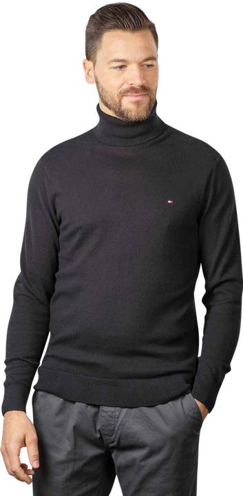 Actual product image Tommy Hilfiger Pima CTN Cashmere Pullover Roll Neck Black (S)
