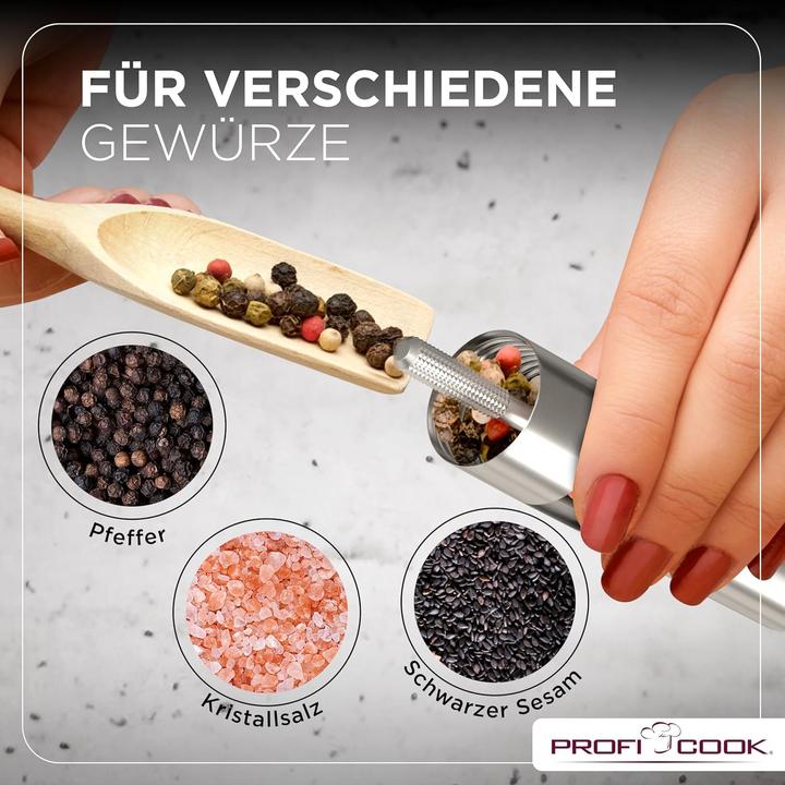 Produktbild Proficook PCPSM 60 Pfeffer Salzmühle (Pfeffer, Salz)