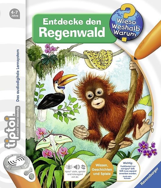 Produktbild tiptoi Entdecke den Regenwald