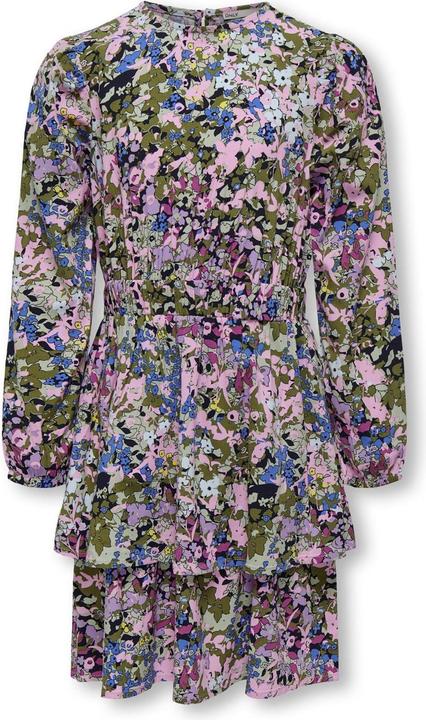 Only Print Kleid mit langen Ärmeln (152)