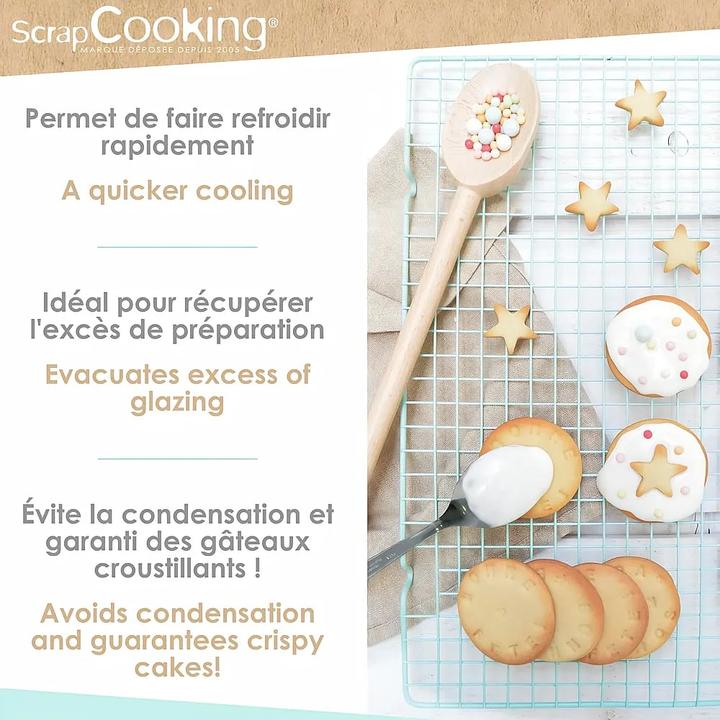 Actual product image ScrapCooking Backgitter 25 x 40 cm (Cooling grid)