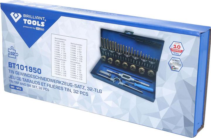 Actual product image KS Tools TiN tapping tool set 32 pieces