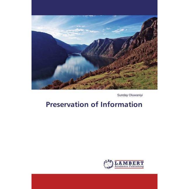 Preservation of Information, Ratgeber
