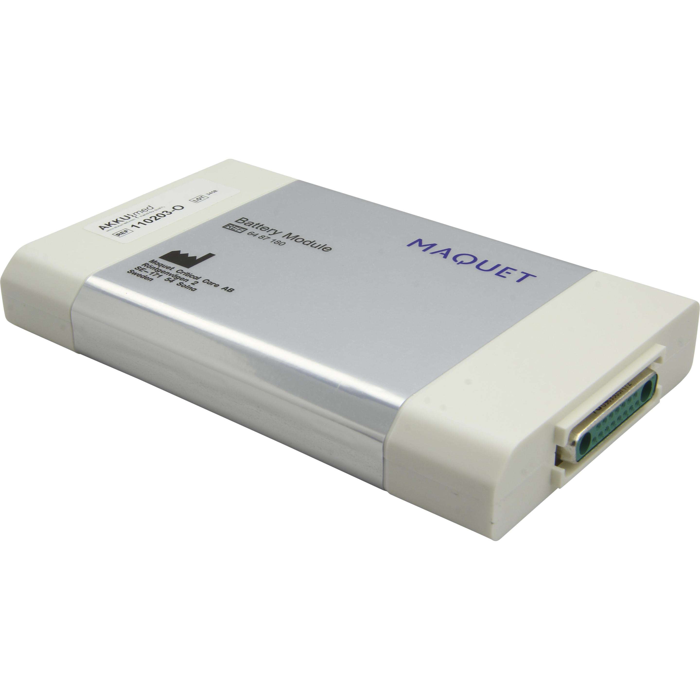 AccuCell Akku Siemens, Maquet Monitor Servo-i 6487180 - E407E (1 Stk., Gerätespezifisch, 3800 mAh, Akku), Akku Ladegerät