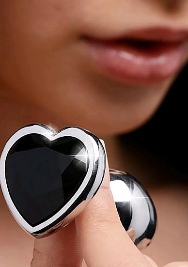 Produktbild XR Brands BS Black Heart Gem Anal Plug - Small