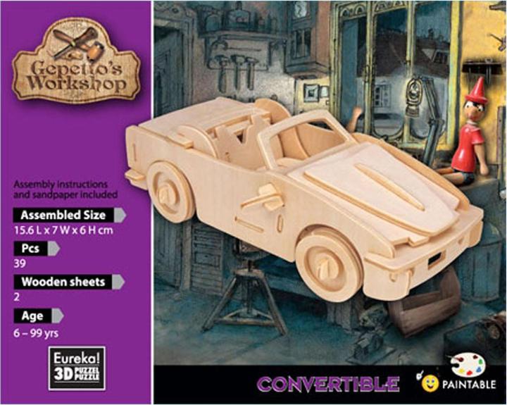 Eureka Gepetto's Workshop Wooden Construction Kit 3D - Convertible