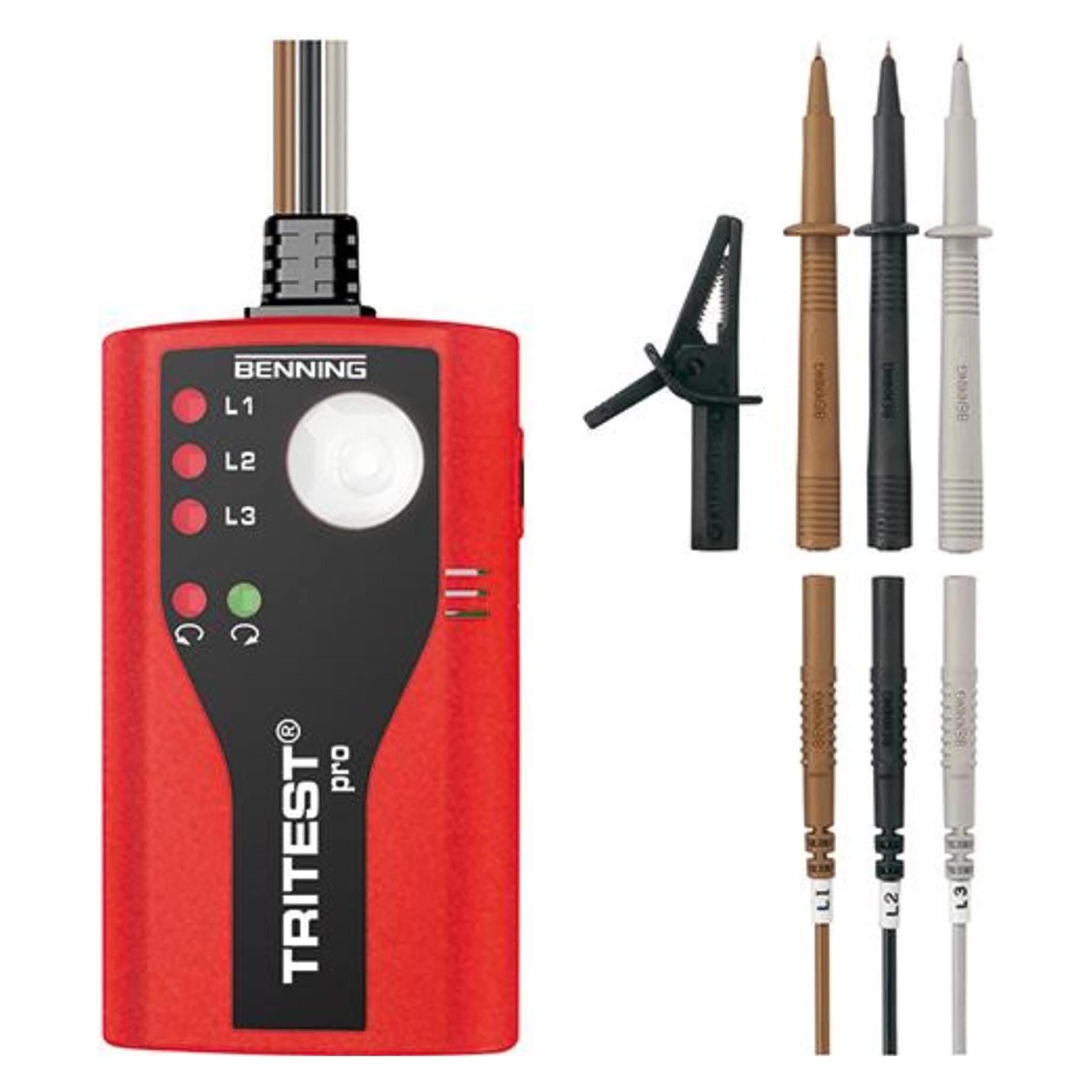 Benning, Multimeter, Tritest Pro Roterende Velduitlijning (Cat Iii 300V)