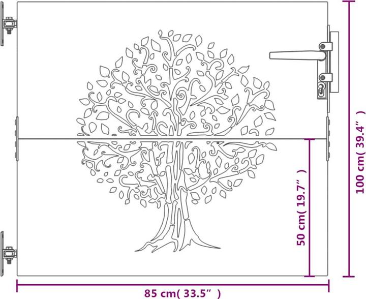 Produktbild vidaXL Gartentor